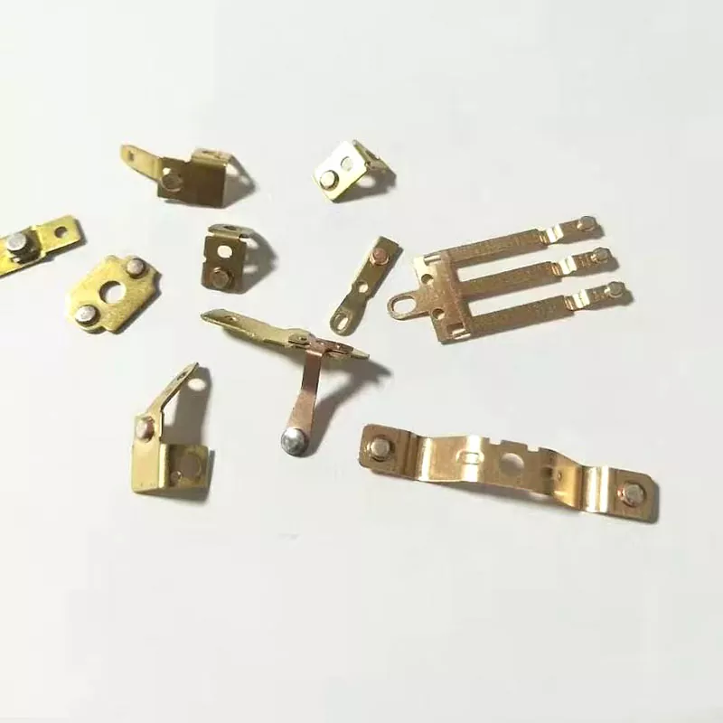 Silverpläterad kontaktfjäder